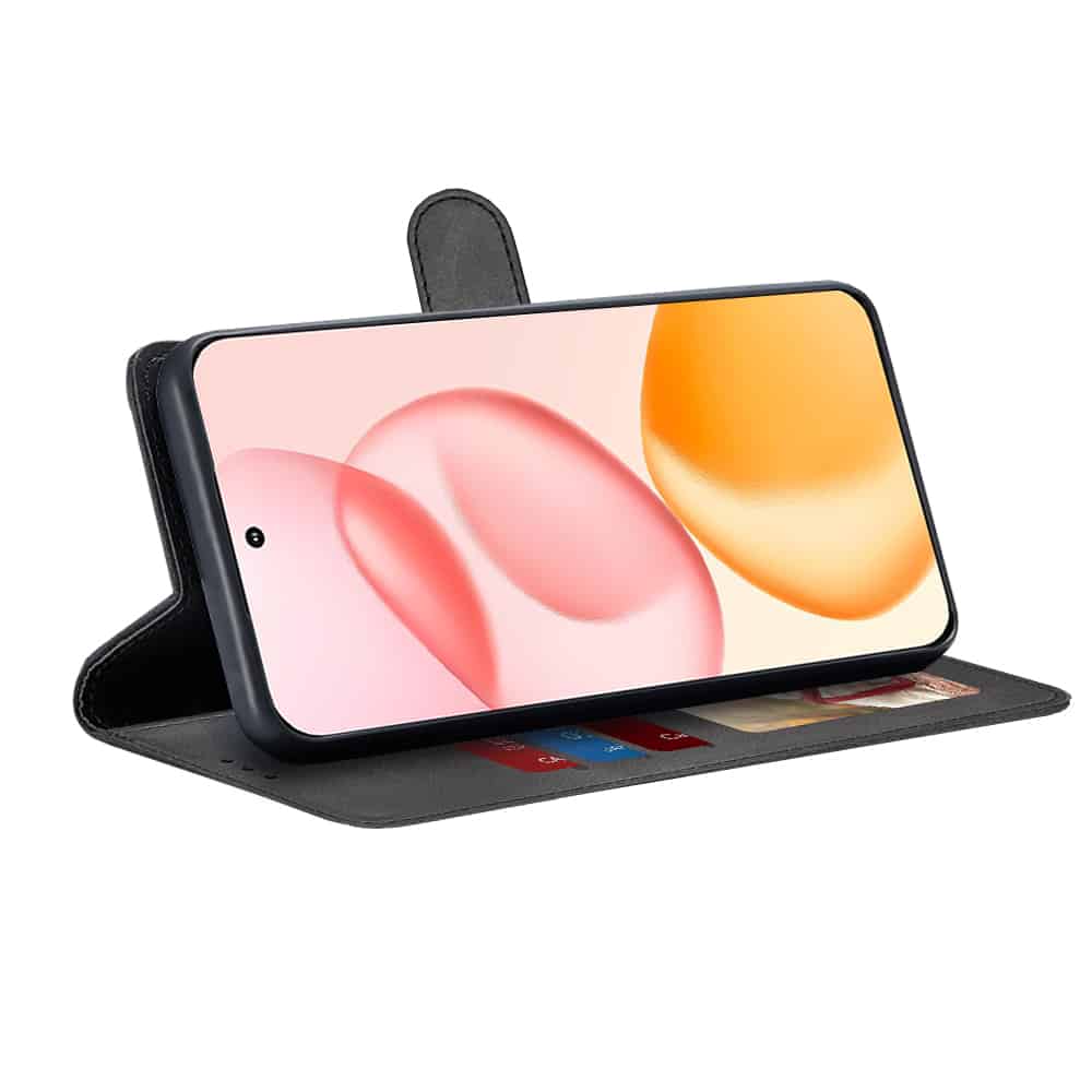 Techsuit Diary Book flipové pouzdro pro Honor 400 – černé