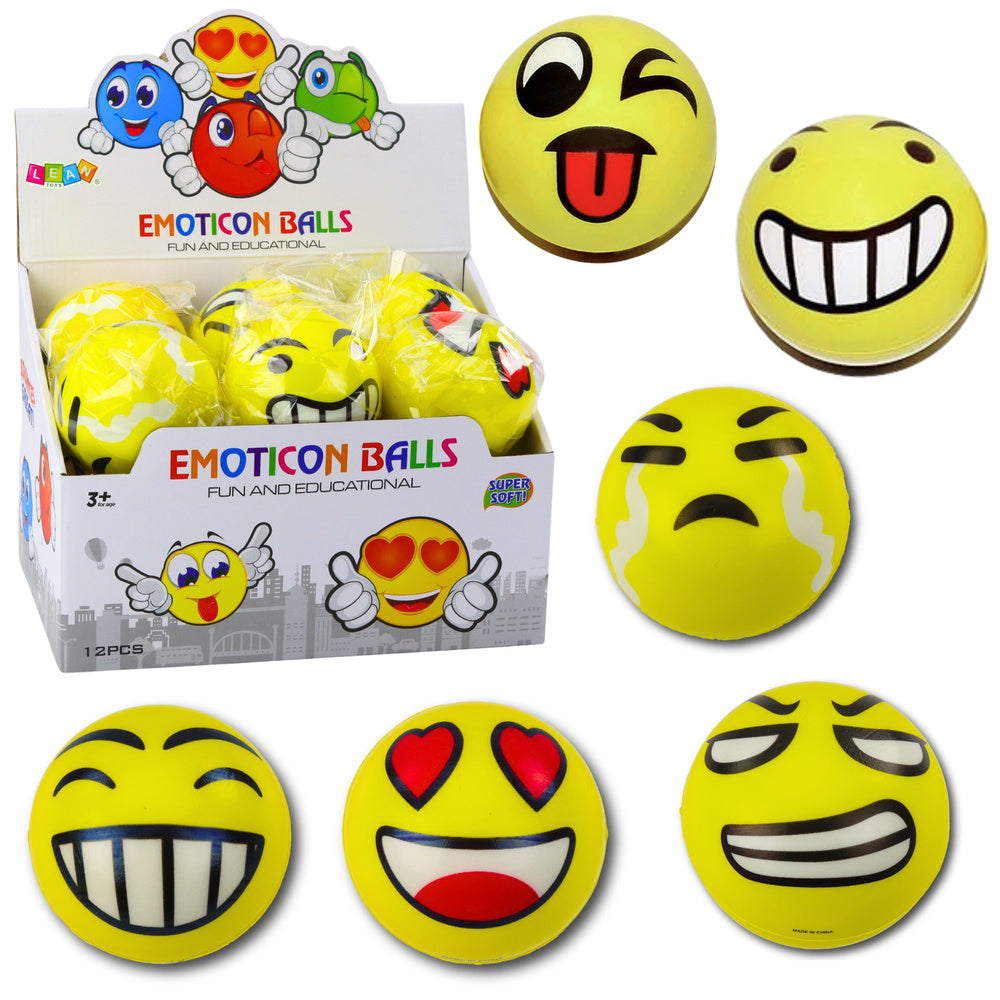 Mekana elastična loptica za igru Smiley 10cm - motiv biramo nasumilno