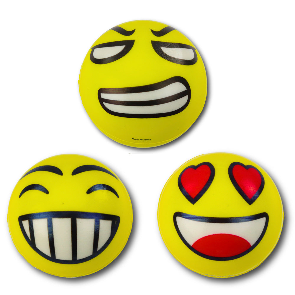 Mekana elastična loptica za igru Smiley 10cm - motiv biramo nasumilno