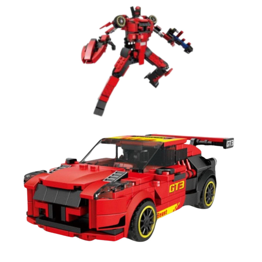 Auto i robot na sastavljanje SpeedBot 2u1 - 335 elemenata