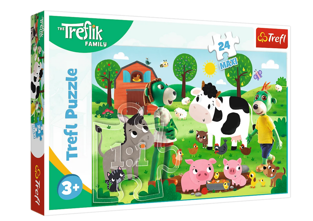 Puzzle 24 Maxi Treflik Family Trefliki in the Countryside Trefl 14361