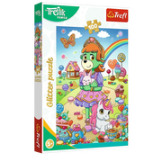 Puzzle with glitter Treflik Family 100 pcs. Glitter Trefliki Trefl 14833