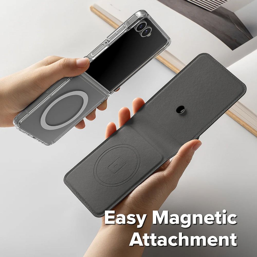 Ringke - Magnetická peněženka Folio Grip pro Samsung Galaxy Z Flip7 - černá