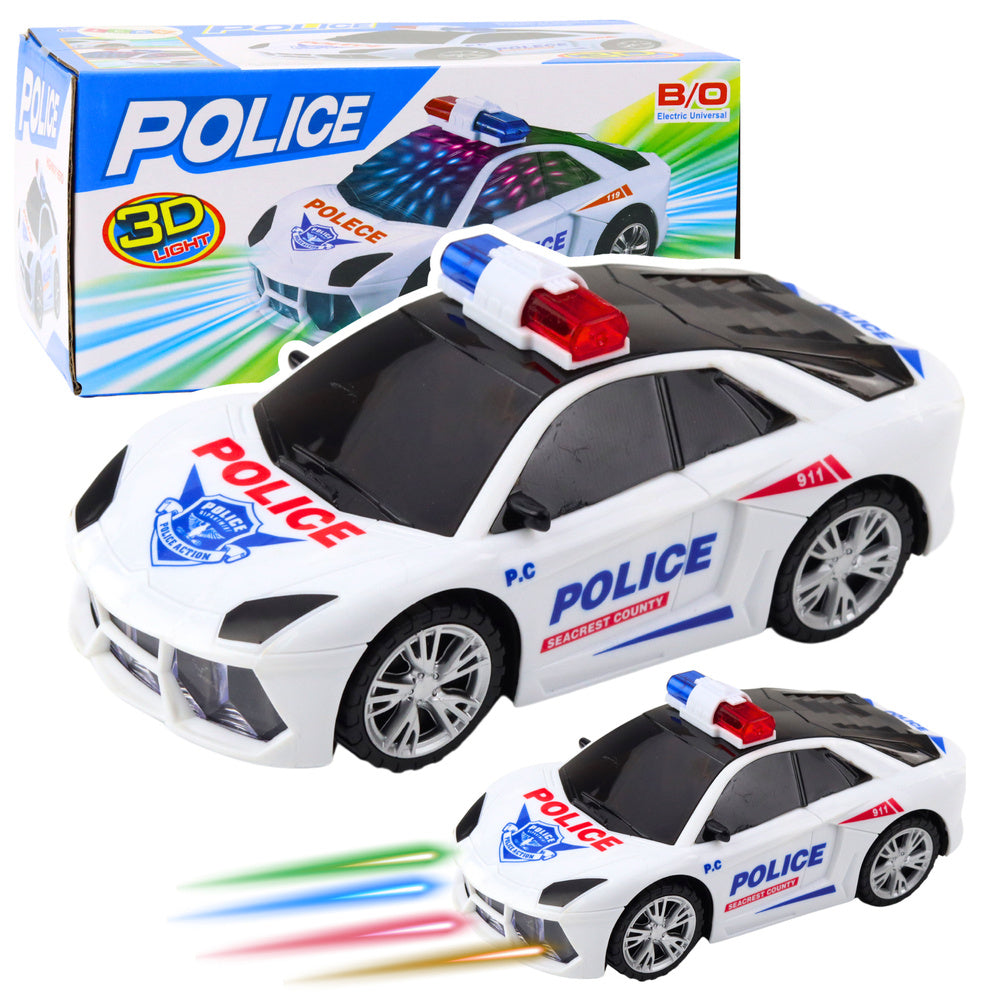Interaktivni policijski auto za igru 3D - bijeli