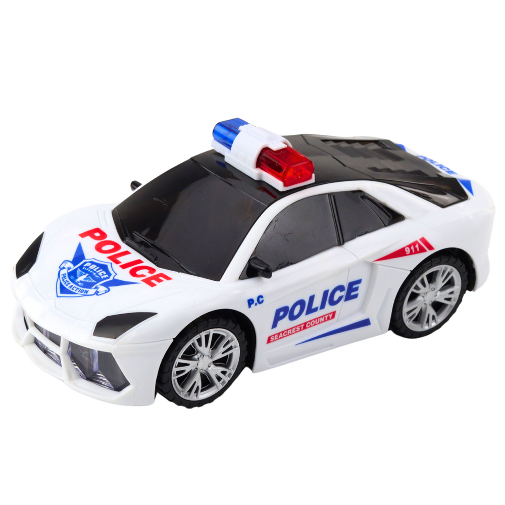 Interaktivni policijski auto za igru 3D - bijeli