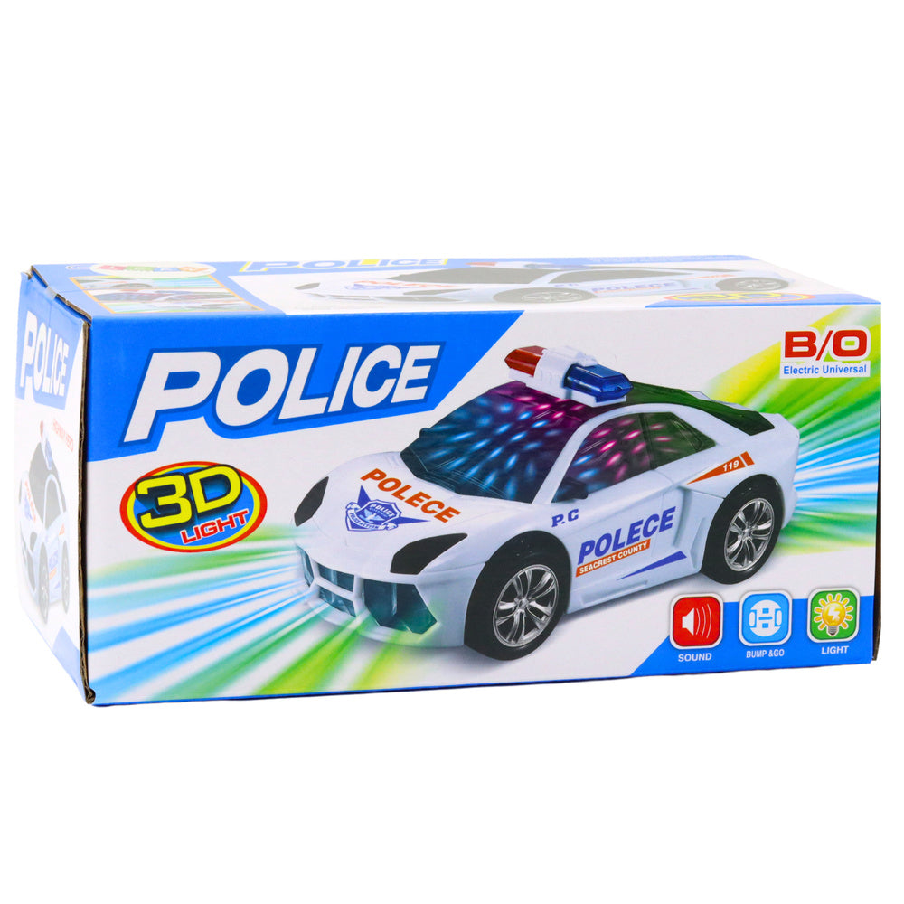 Interaktivni policijski auto za igru 3D - bijeli