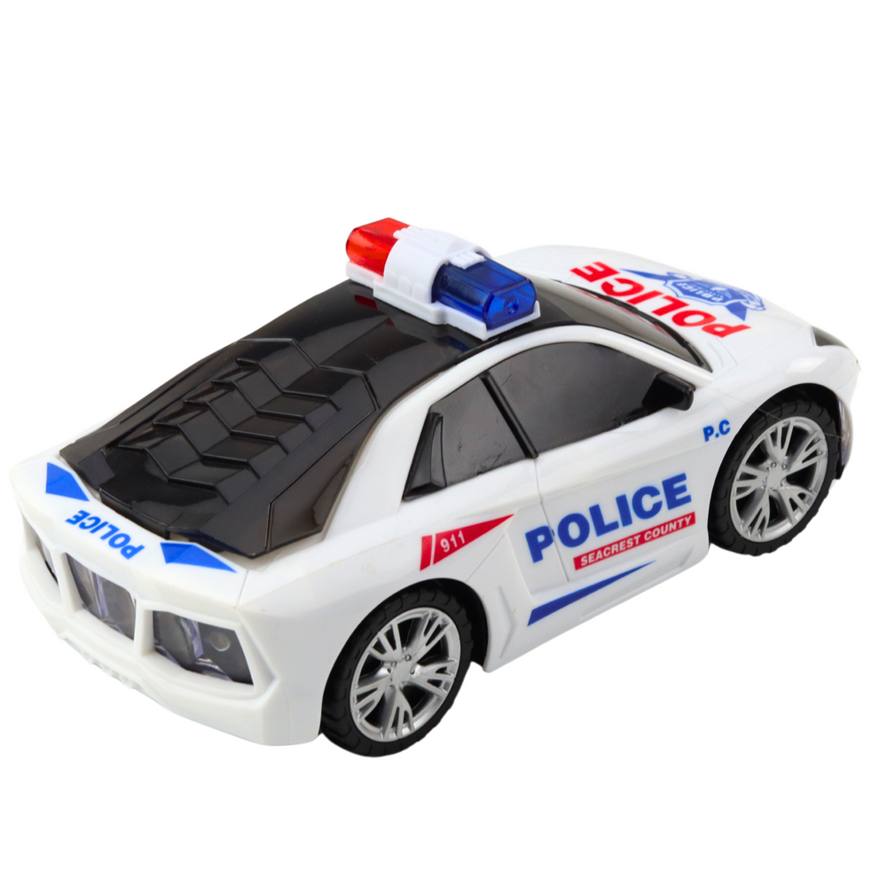 Interaktivni policijski auto za igru 3D - bijeli