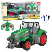 Traktor na daljinsko upravljanje farmer Truck 1:24 - zeleni