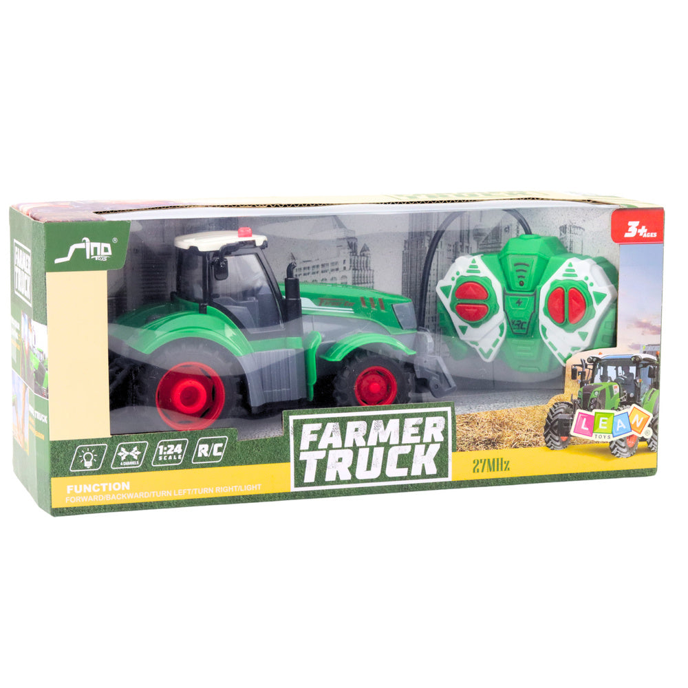 Traktor na daljinsko upravljanje farmer Truck 1:24 - zeleni
