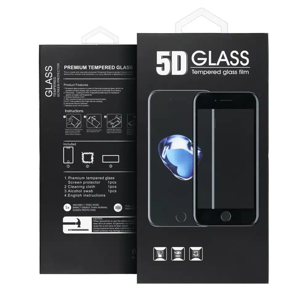 5D Full Glue kaljeno staklo za Honor 300 Pro / 300 Ultra sa crnim okvirom