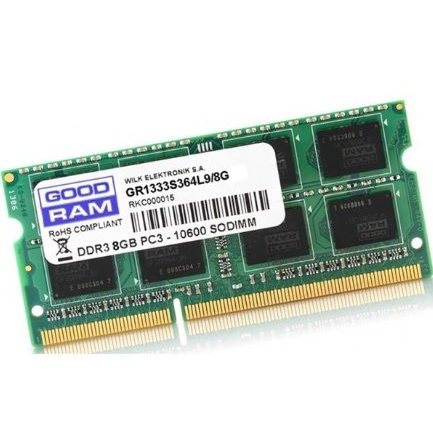 Goodram GR1333S364L9/8G memorijski modul 8 GB 1 x 8 GB DDR3 1333 MHz
