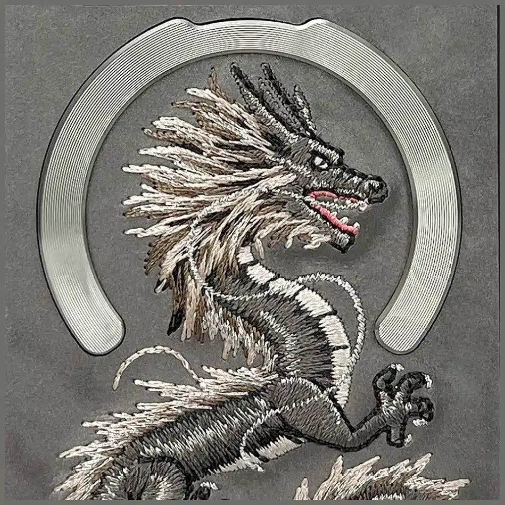 NIMMY DRAGON kryt kompatibilní s MagSafe pro iPhone 16 Pro Max šedý