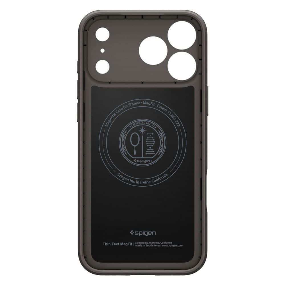 Spigen - pouzdro Thin Fit MagSafe pro iPhone 17 Pro ACS10341 - Gunmetal