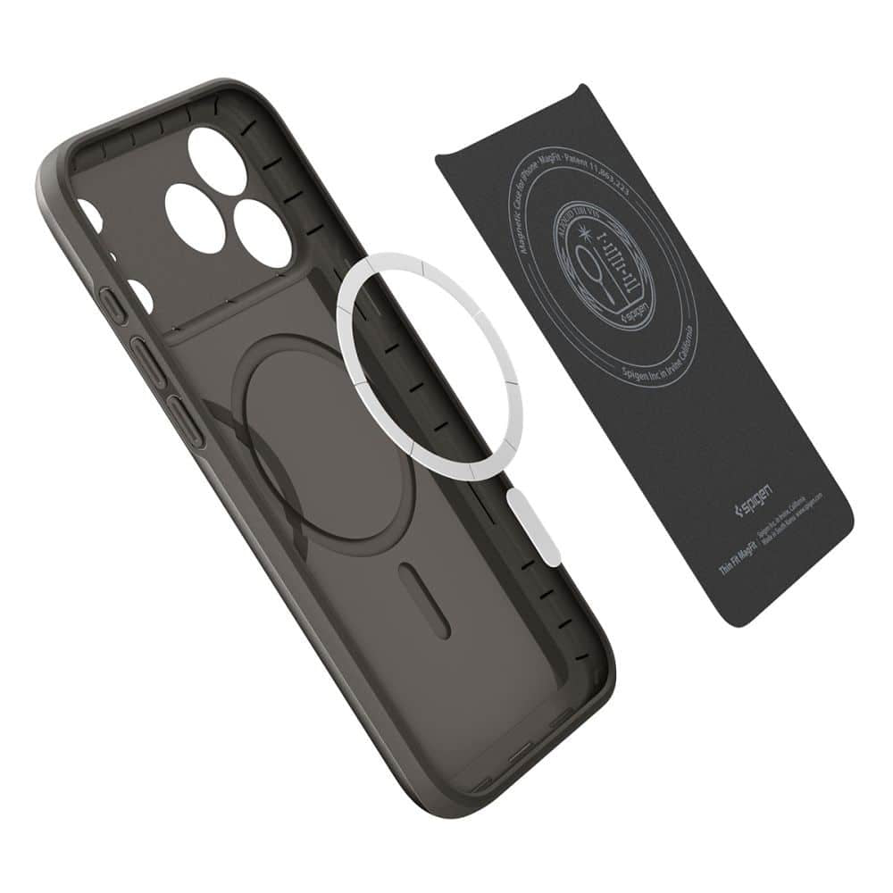 Spigen - pouzdro Thin Fit MagSafe pro iPhone 17 Pro ACS10341 - Gunmetal