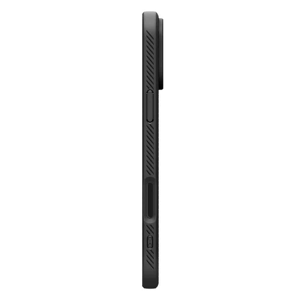 Spigen – Obal Liquid Air na iPhone 17 Pro Max ACS10265 – Matná černá