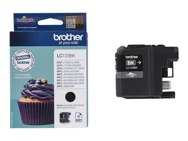 BROTHER LC-123 črnilni vložek črna