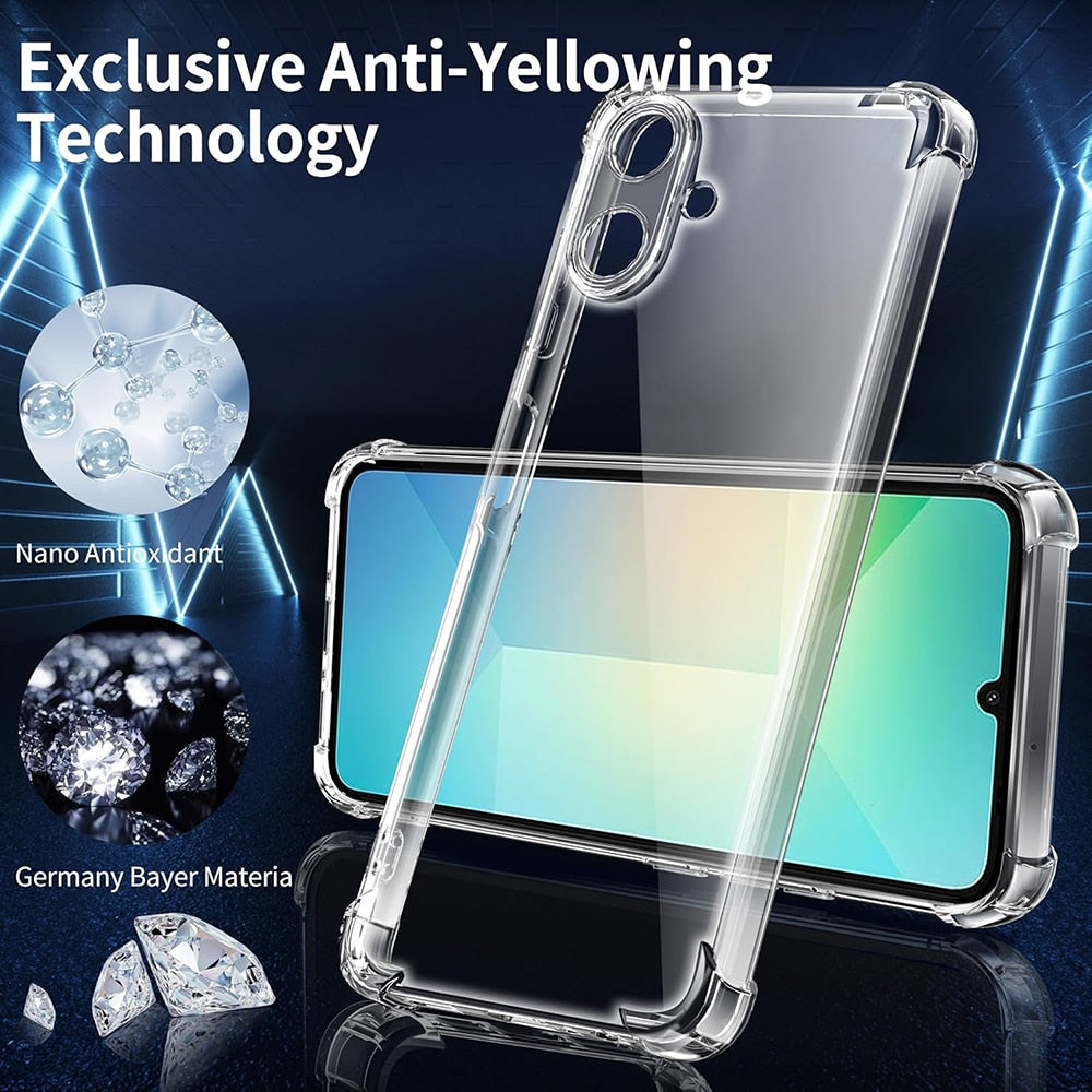 Techsuit Shockproof Clear Silicone prozirna maskica otporna na udarce za Samsung Galaxy A07 4G