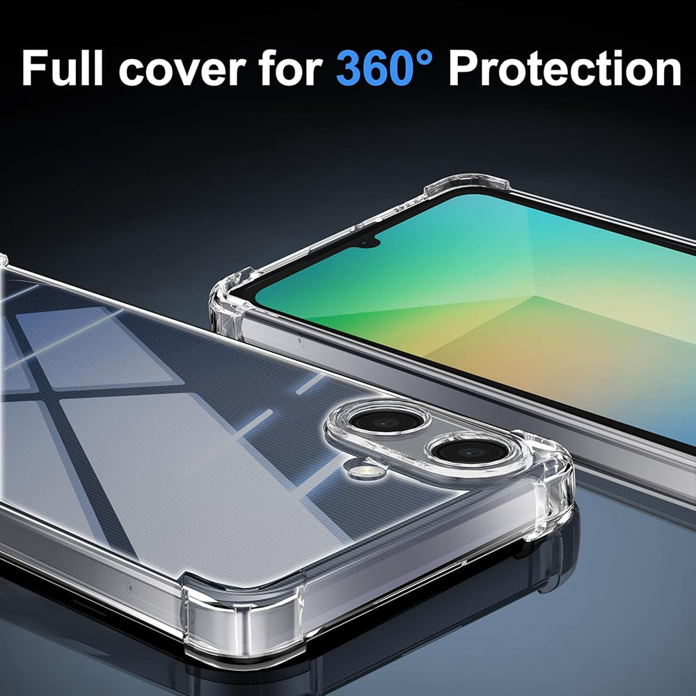 Techsuit Shockproof Clear Silicone prozirna maskica otporna na udarce za Samsung Galaxy A07 4G