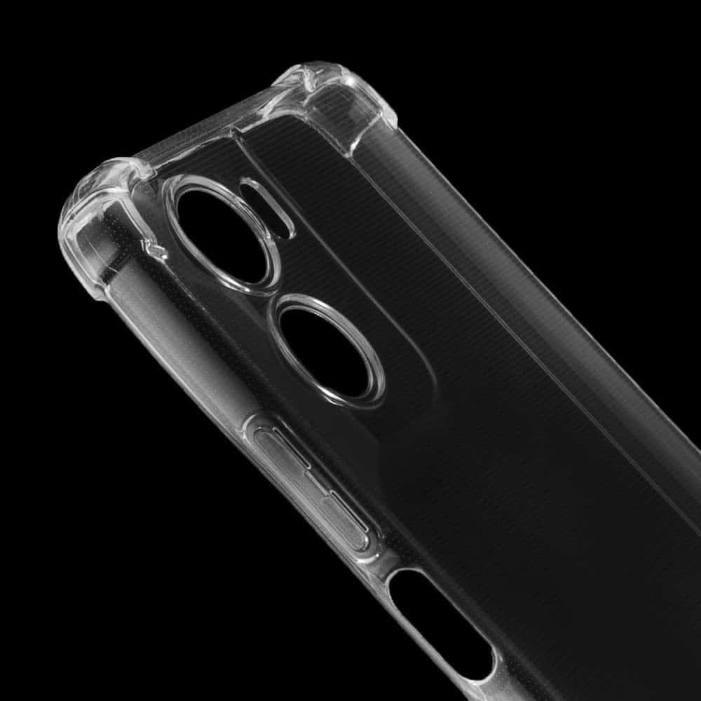 Techsuit Shockproof Clear Silicone prozirna maskica otporna na udarce za Motorola Moto G06
