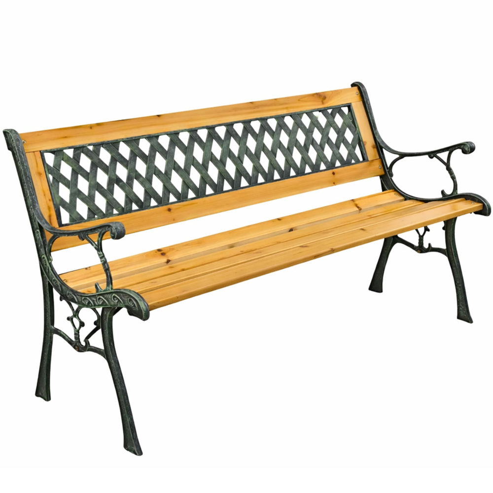 Vrtna drvena klupa Elegant - 125 cm