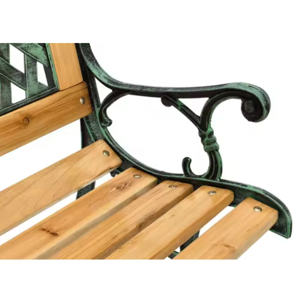 Vrtna drvena klupa Elegant - 125 cm