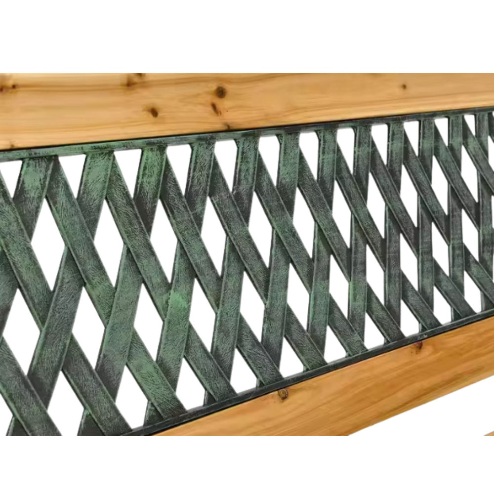 Vrtna drvena klupa Elegant - 125 cm