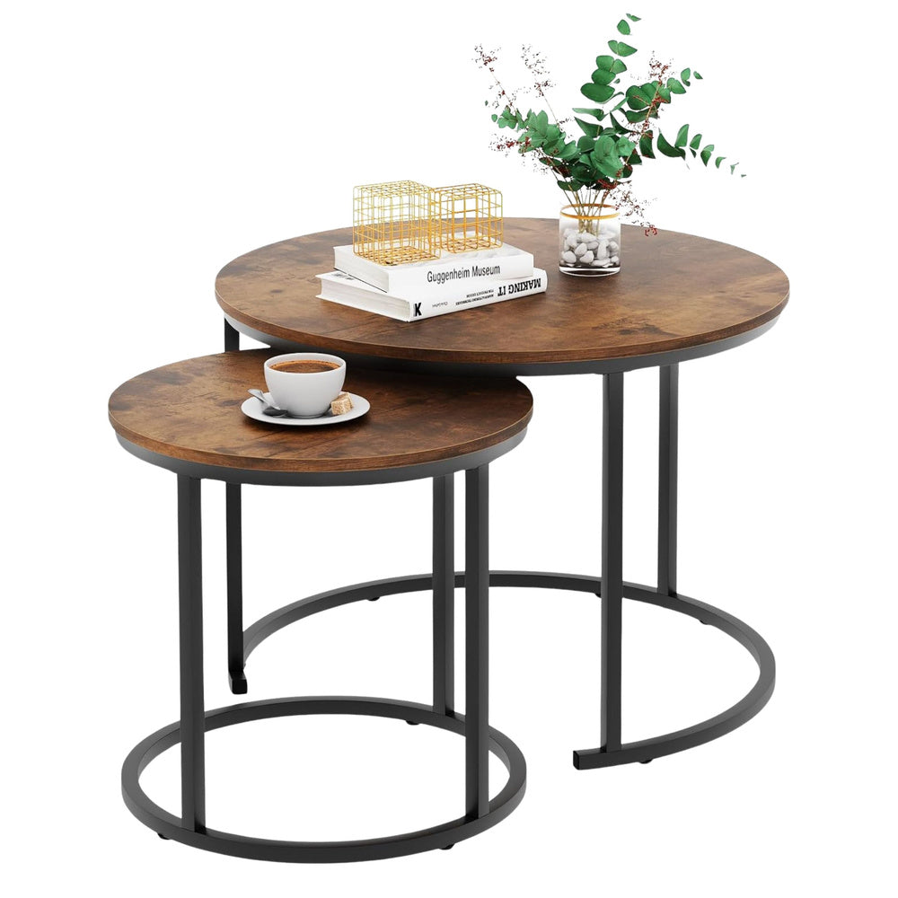 Set okruglih stolića za dnevni boravak 3u1 Compact - 51cm 40cm 30cm
