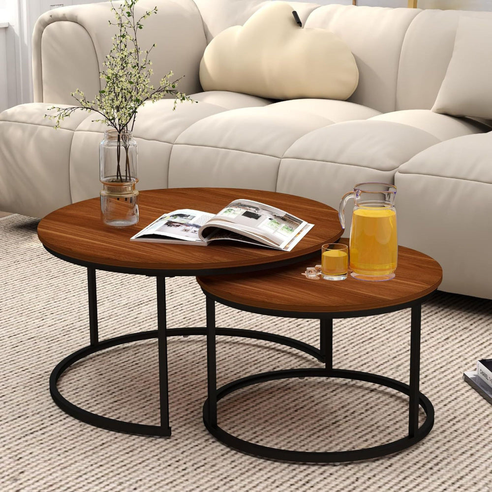 Set okruglih stolića za dnevni boravak 3u1 Compact - 51cm 40cm 30cm