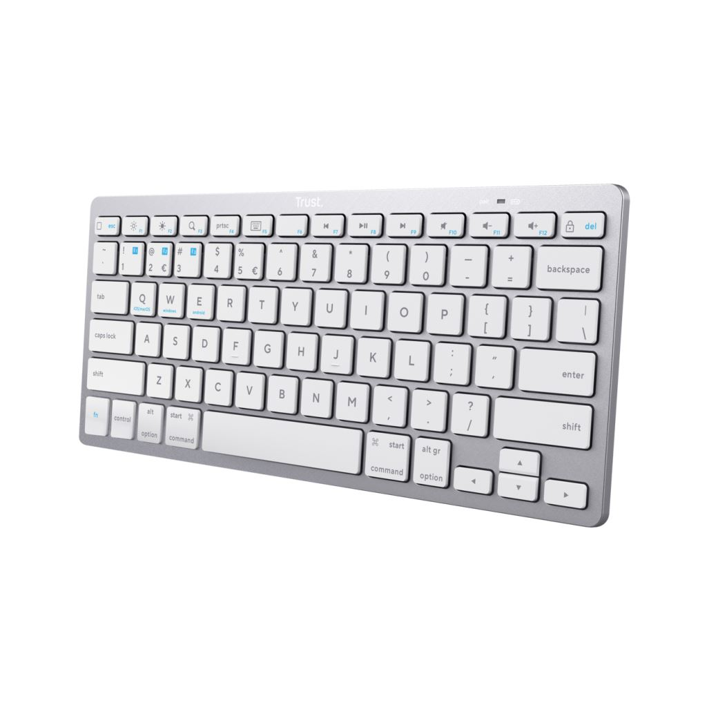 Trust 24651 tipkovnica Bluetooth QWERTY US Engleski Srebro