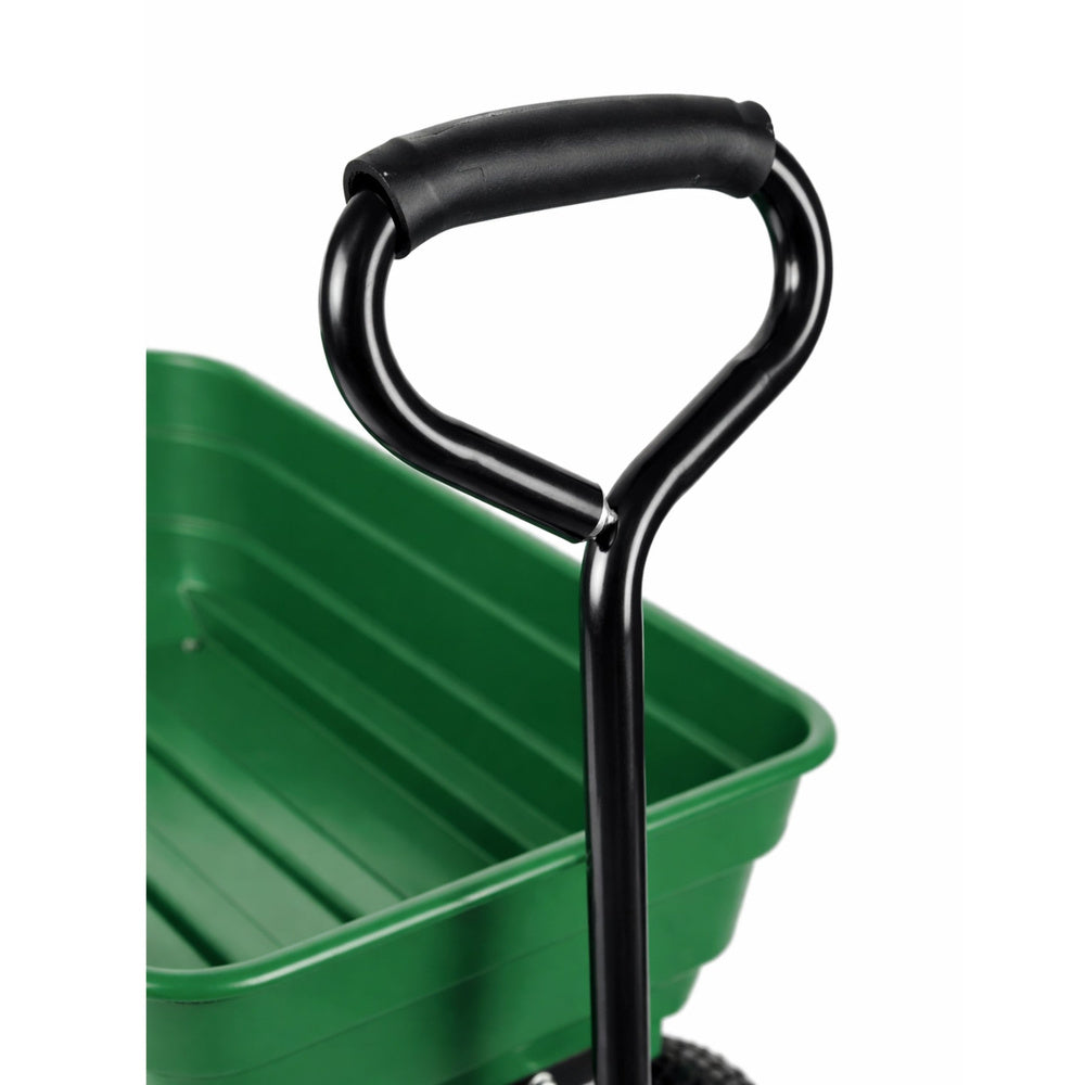 Vrtna kiper kolica za prijevoz tereta Tilting Tray 120 kg - zelena