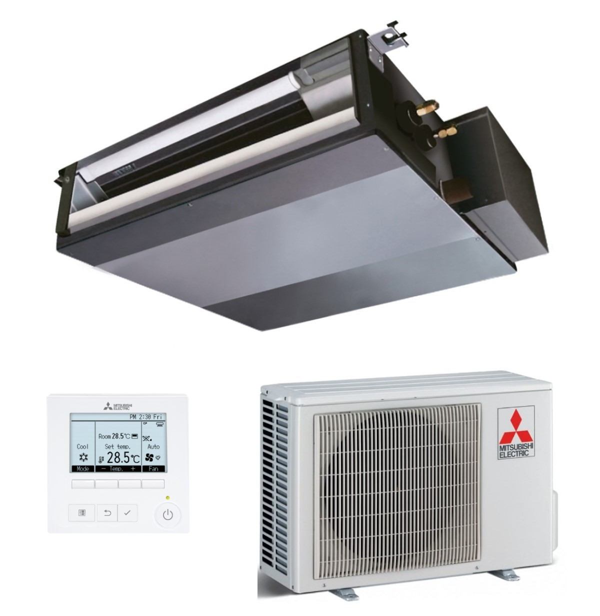 Mitsubishi Electric kanalni klima uređaj SEZ-M25DA/SUZ-M25VA - 2,5kW. A klasa