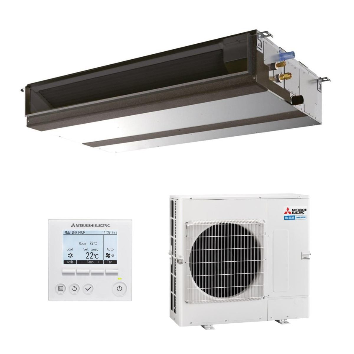 Mitsubishi Electric klima uređaj 13,4kW PEAD-SM140JAL/SUZ-SM140YKA, za prostor do 130m2, A energetska klasa