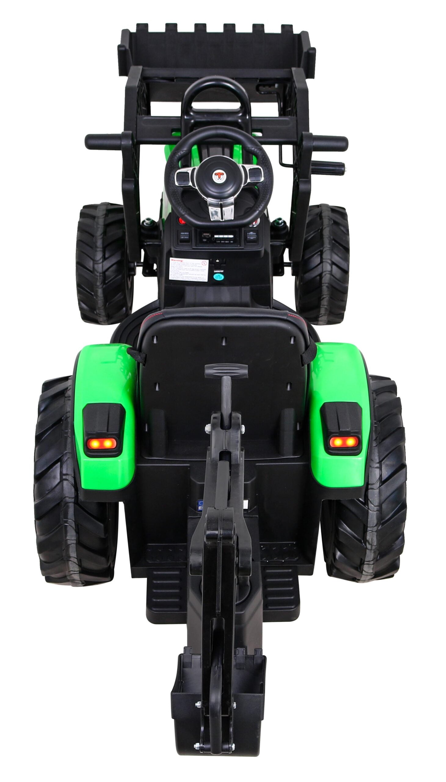 Bager na akumulator s prikolicom 720-T 4x4- zeleni