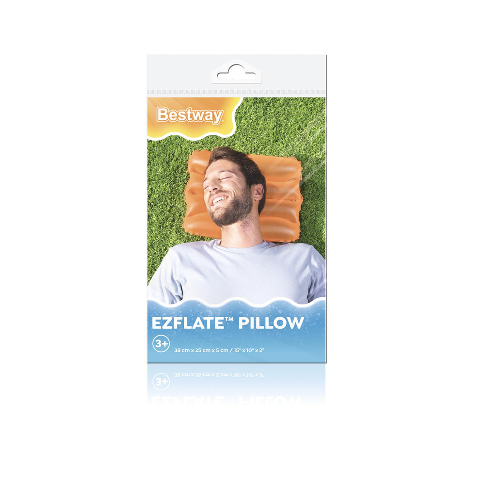 Jastuk na napuhavanje 38 x 25 cm Bestway 52127 - narančasti
