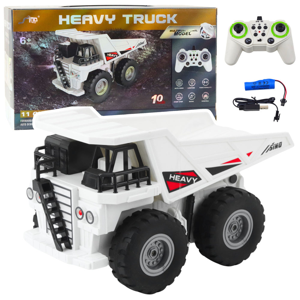Kamion na daljinsko upravljanje Heavy Truck u omjeru 1:24 - bijeli
