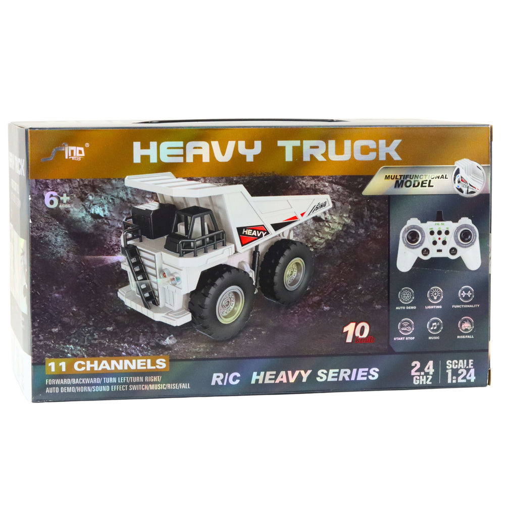 Kamion na daljinsko upravljanje Heavy Truck u omjeru 1:24 - bijeli