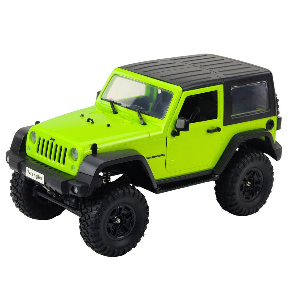Licencirani auto na daljinsko upravljanje Jeep Wrangler Rock 1:14 - zeleni