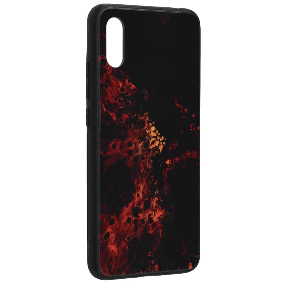 Techsuit Glaze kryt pro Xiaomi Redmi 9A Red Nebula