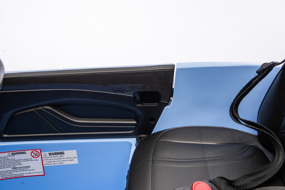 Licencirani auto na akumulator Ford Mustang Mach-E Blue 24V - svijetlo plavi
