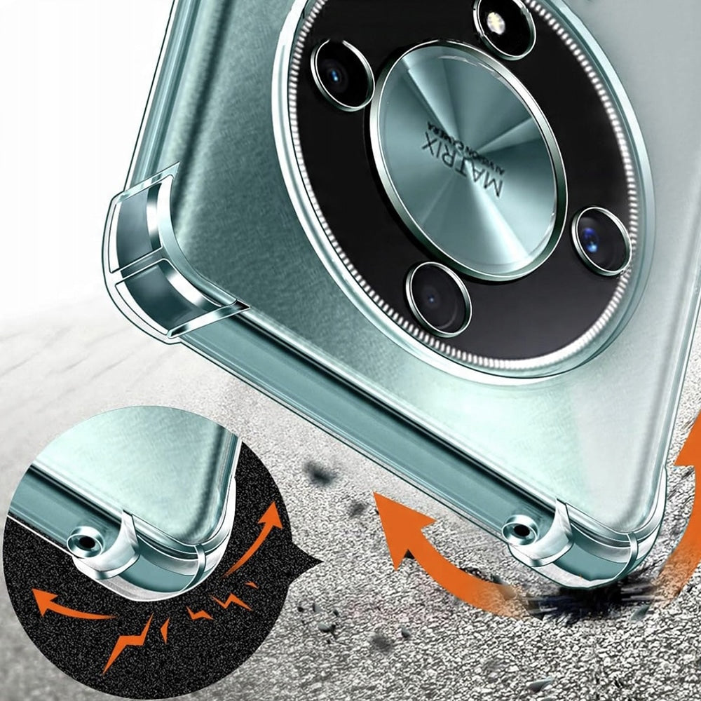 Techsuit Shockproof Clear Silicone prozirna maskica otporna na udarce za Honor Magic8 Lite