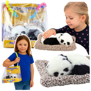 Panda koja spava na jastuku - crno/bijela