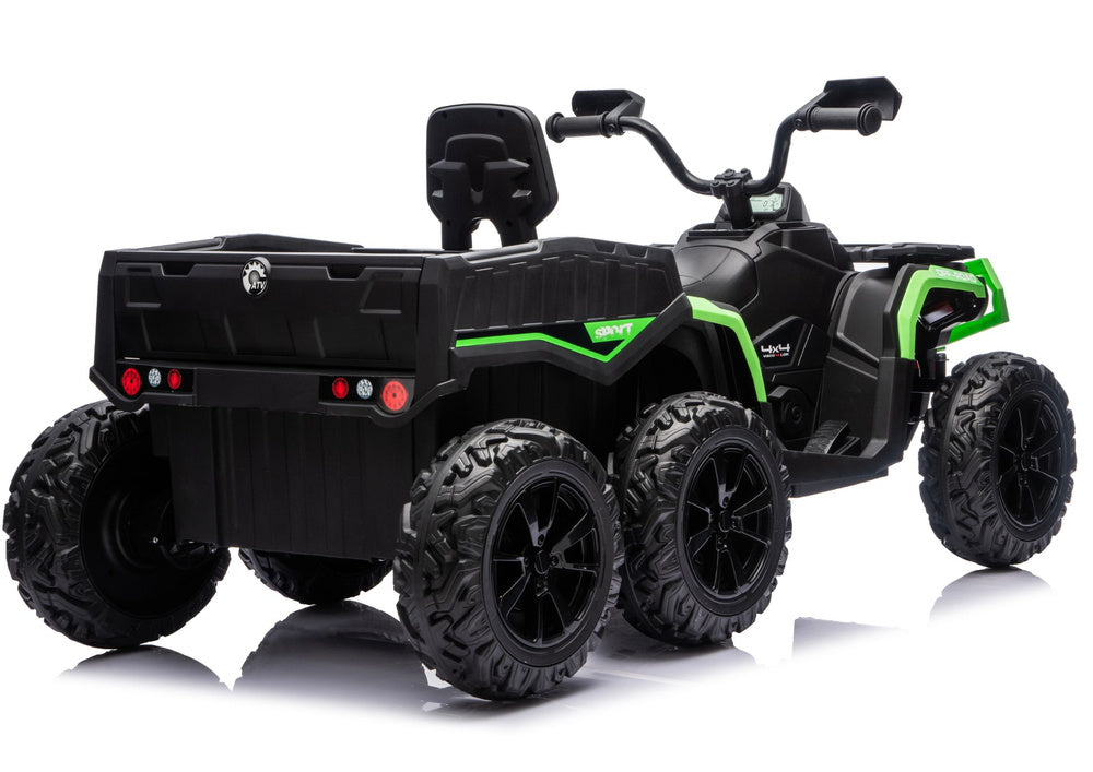 Quad na akumulator ATV JC606 24V 4x4 - dvosjed - zeleni