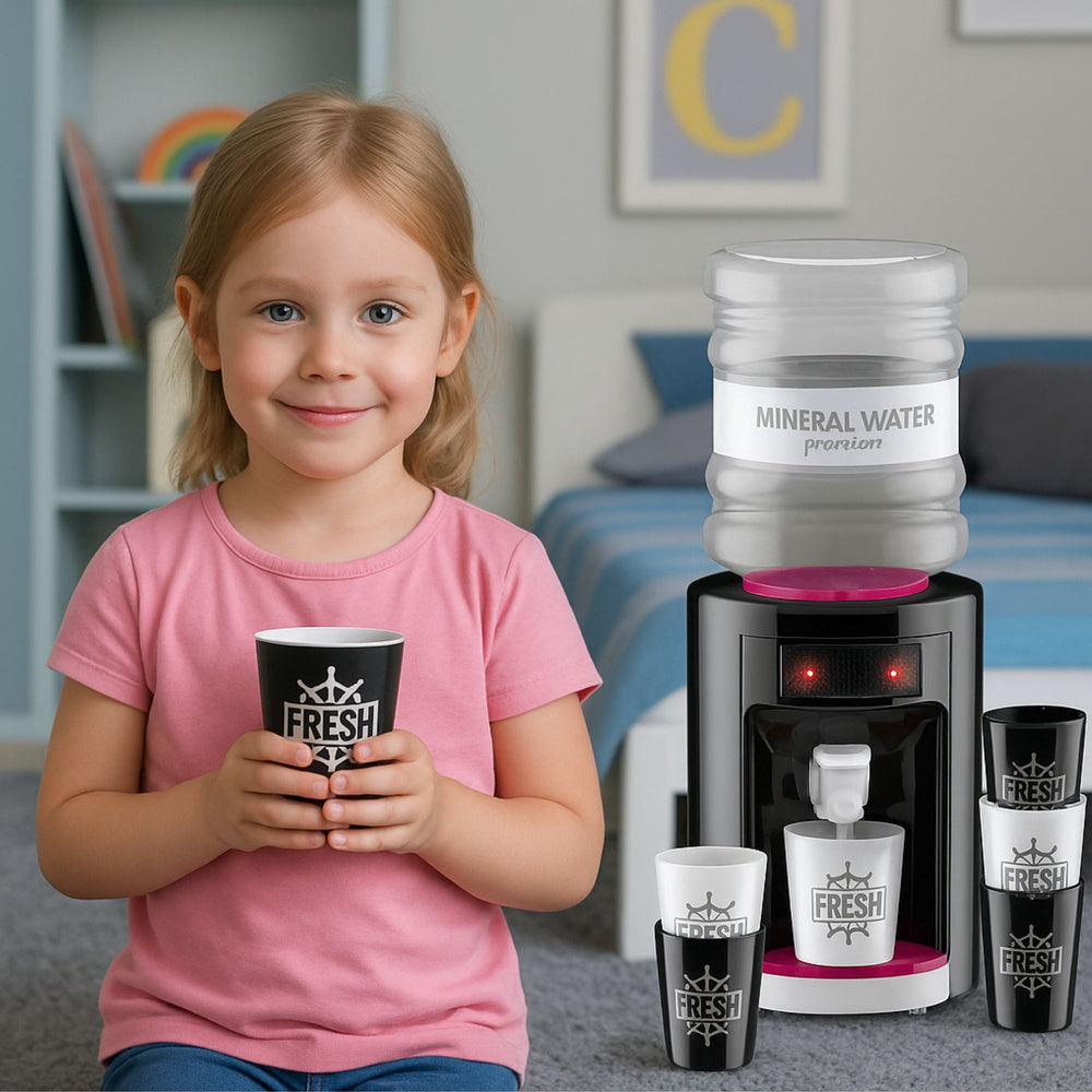 Toy Water Dispenser for Kids with Lights and Sounds Pink