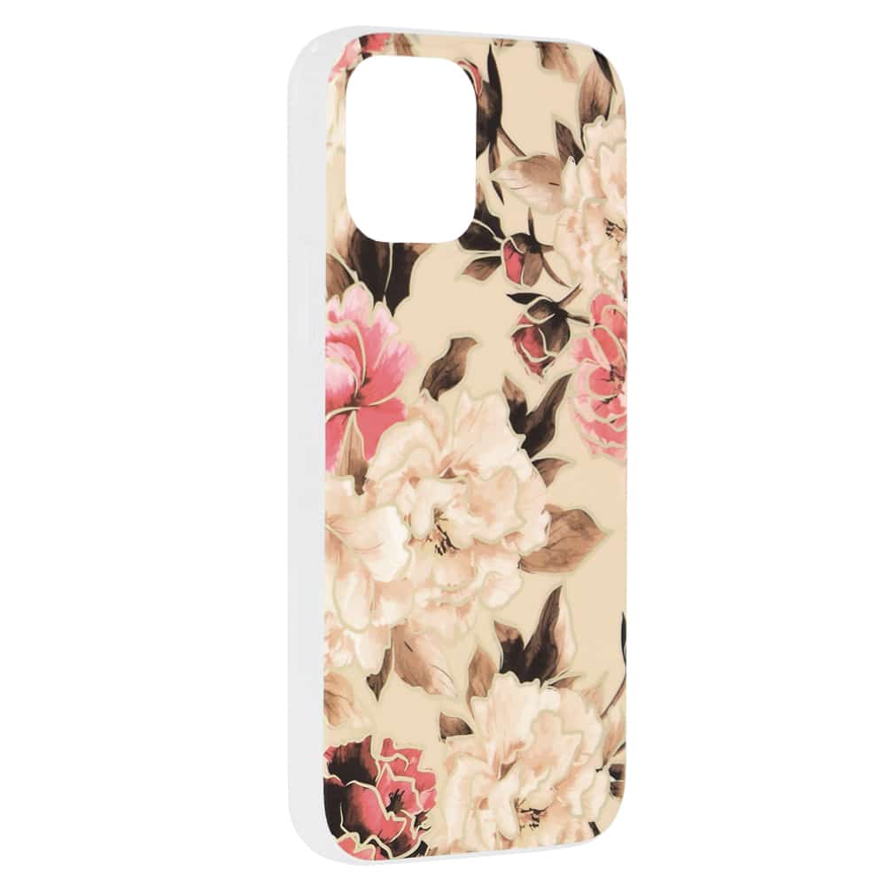 Techsuit Marble Series kryt pro iPhone 12 Mary Berry Nude