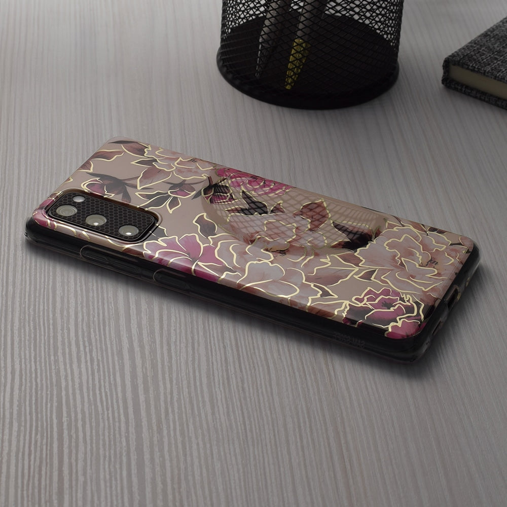 Techsuit Marble Series kryt pro iPhone 12 Mary Berry Nude