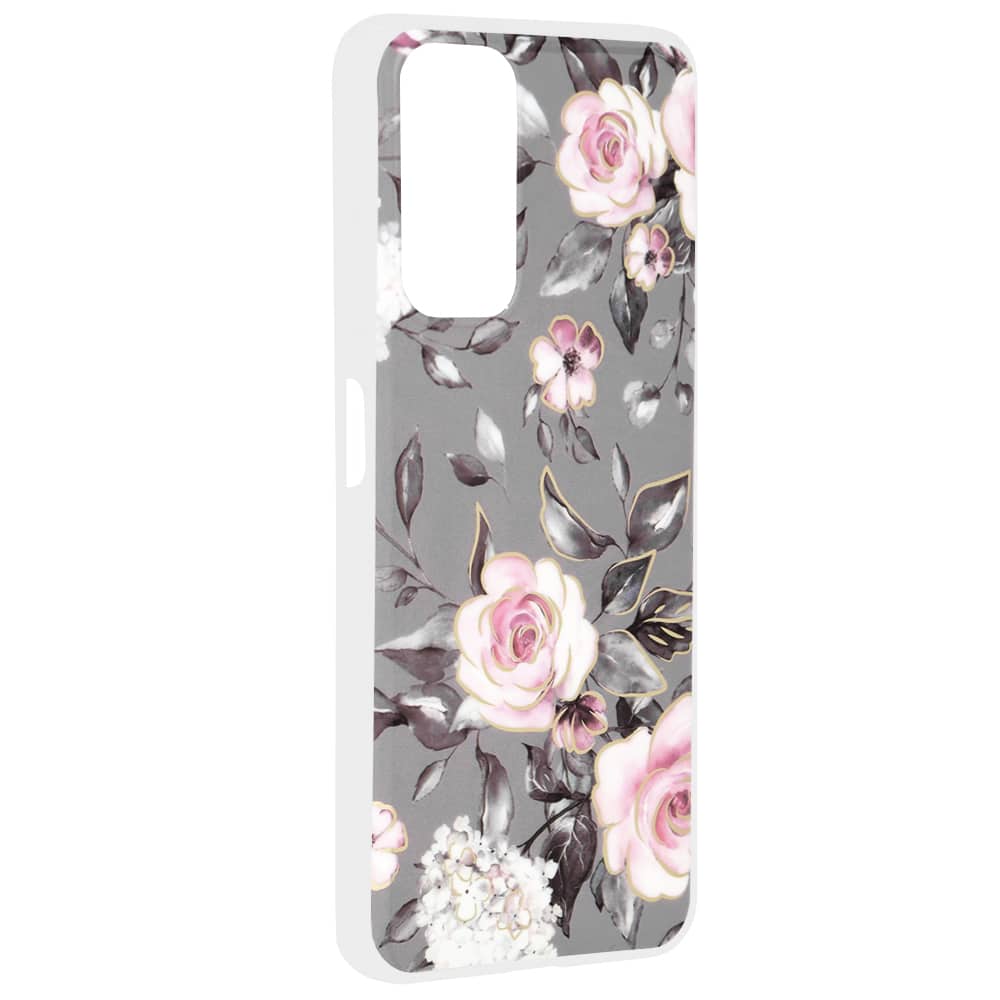 Techsuit Marble Series pouzdro pro Xiaomi Redmi Note 11 / Note 11S Bloom of Ruth Gray