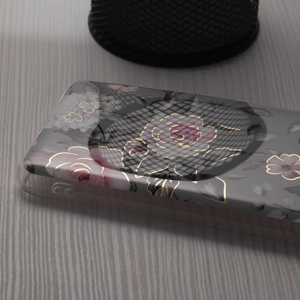 Techsuit Marble Series maska za Samsung Galaxy A22 5G Bloom of Ruth Gray