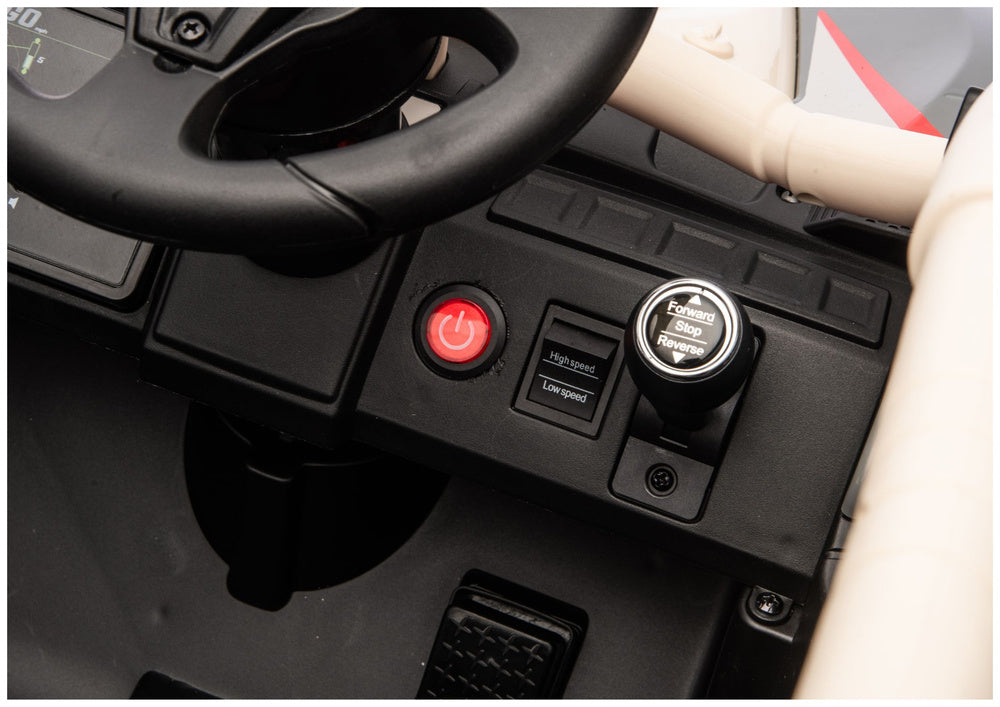 Licencirani buggy na akumulator Kawasaki JS330 - crno/bež