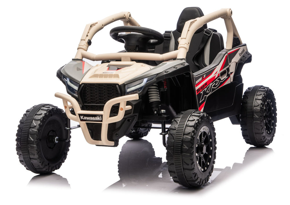 Licencirani buggy na akumulator Kawasaki JS330 - crno/bež