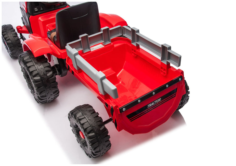 Traktor na akumulator s prikolicom CH9959B - crveni